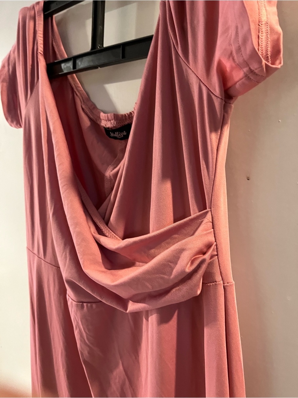 Molli Rose Pink Cowl Neck Maxi Dress